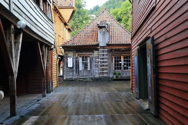 Old Port Quarter Bryggen, Bergen — Stock Photo, Image