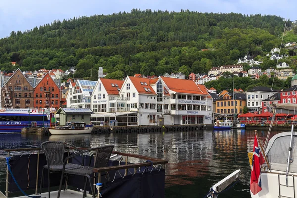 Haven starego Bergen — Zdjęcie stockowe