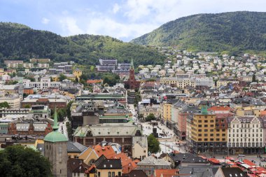 Bergen havadan görünümü