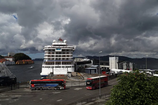 Navy pier i Bergen, Norge — Stockfoto