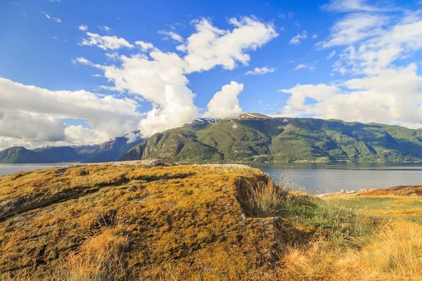 Manhã no Sognefjord — Fotografia de Stock