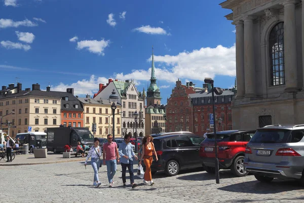 Birger Jarl Square, Stockholm — Stock Photo, Image