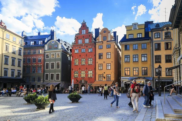 Historic houses in Stockholm — Stock Photo, Image