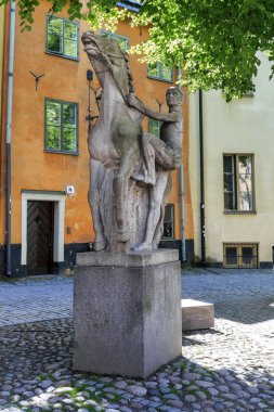 Genç bir adam bir at, Stockholm montaj