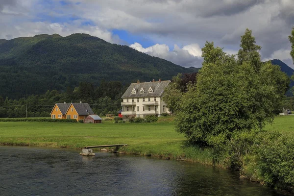 Vida rural en Noruega — Foto de Stock
