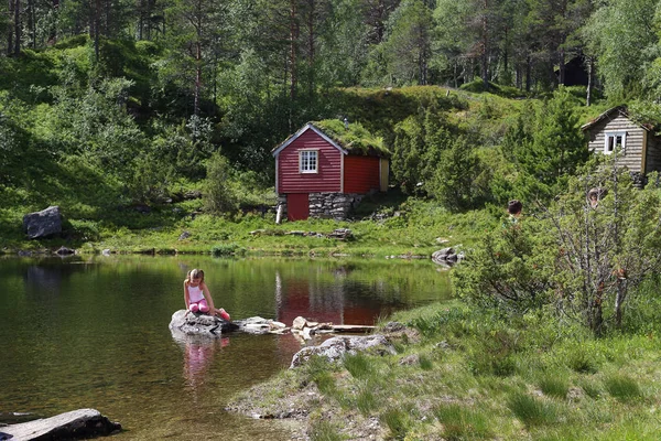 A Norwegian mermaid — Stock Photo, Image