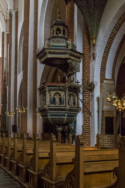 The cathedral in Roskilde, Denmark — Stock Photo, Image