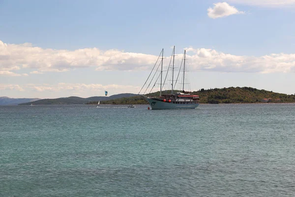 Ταξίδι με πλοίο σε Δαλματία, Κροατία — Φωτογραφία Αρχείου