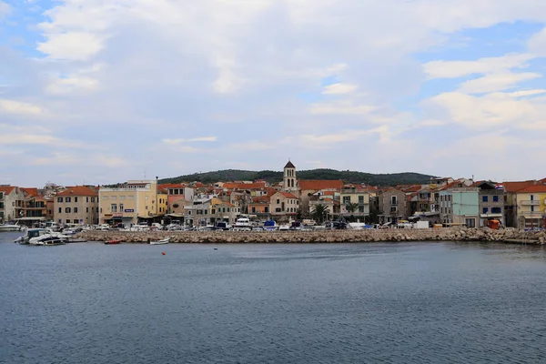 Croatian coastal town Vodice — Stock Photo, Image