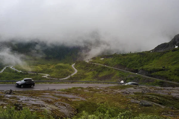 ノルウェーの山岳道路 — ストック写真