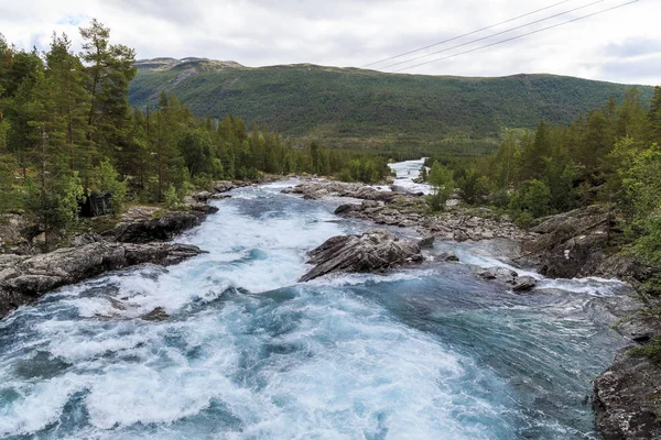 Norweski krajobraz w Oppland — Zdjęcie stockowe