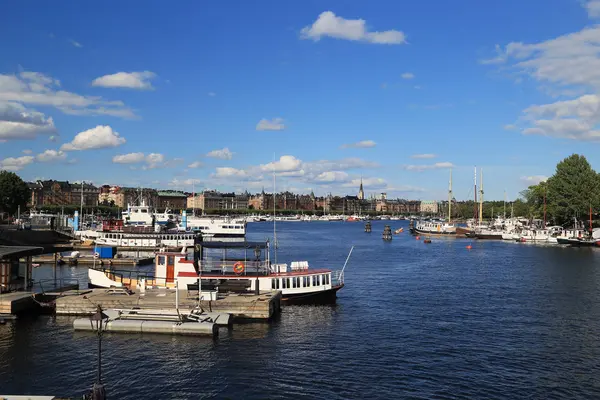 Zobacz na obszarze Ostermalm, Stockholm — Zdjęcie stockowe