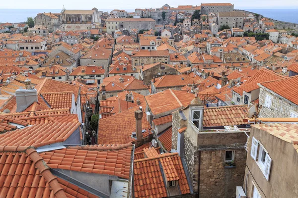 The sea of tiled roofs — Stock Photo, Image