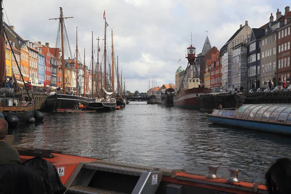 Kanał Nyhavn, Kopenhaga — Zdjęcie stockowe