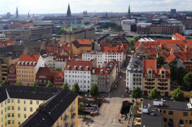 Kopenhag 'ın hava görüntüsü