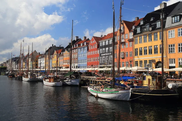 Distrito de Nyhavn, Copenhague — Foto de Stock