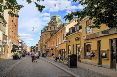 Ana yaya sokak Kungsangsgatan, Uppsala, İsveç