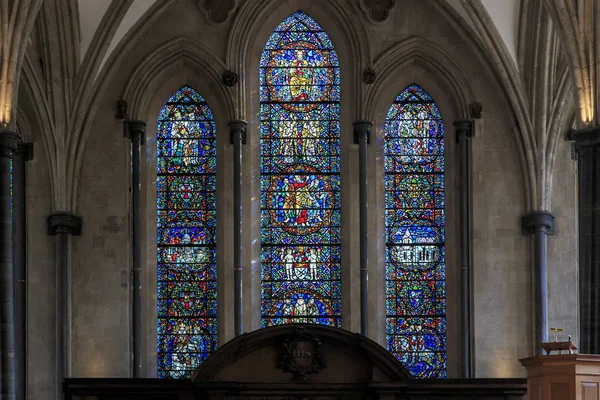 Intérieur de l'église Temple, Londres — Photo