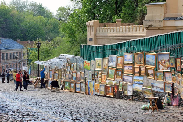 Andreevsky afdaling, Kiev — Stockfoto