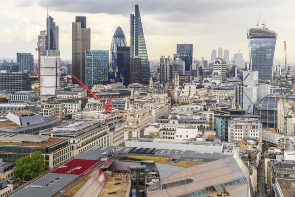 Vista aérea de la ciudad de Londres —  Fotos de Stock