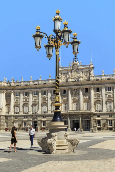 Fener silah Square Madrid — Stok fotoğraf