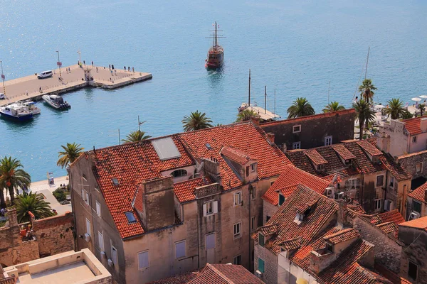 Old harbor of Split, Croatia — Stock Photo, Image
