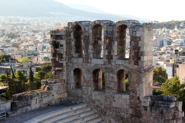 Ruinen des Odeons des herodes atticus, Athen — Stockfoto