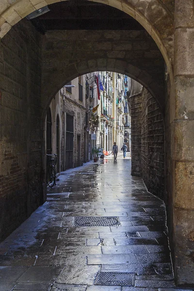 ラ ・ リベラ、バルセロナの古代地区 — ストック写真