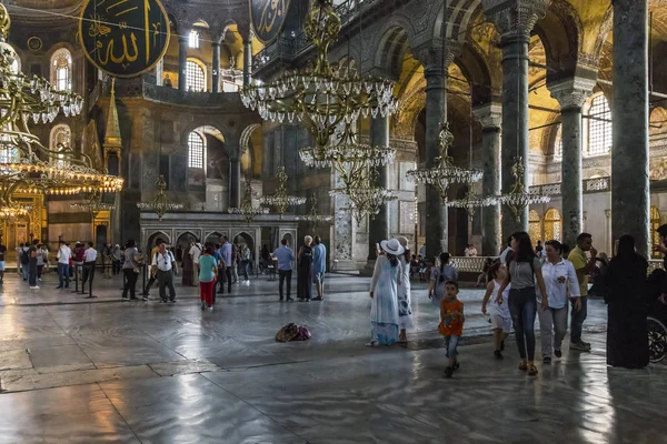 Inre av Hagia Sophia, Istanbul — Stockfoto