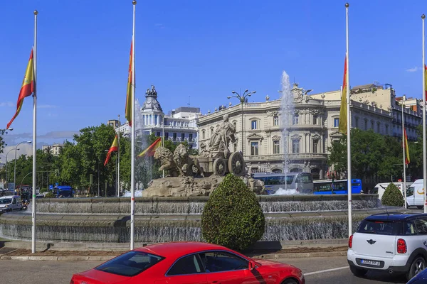 Cibeles fontänen, madrid — Stockfoto