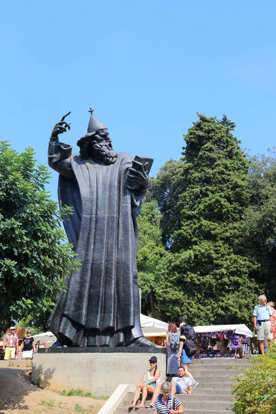 Monumento al predicatore Gregorio di Nin, Split, Croazia — Foto Stock