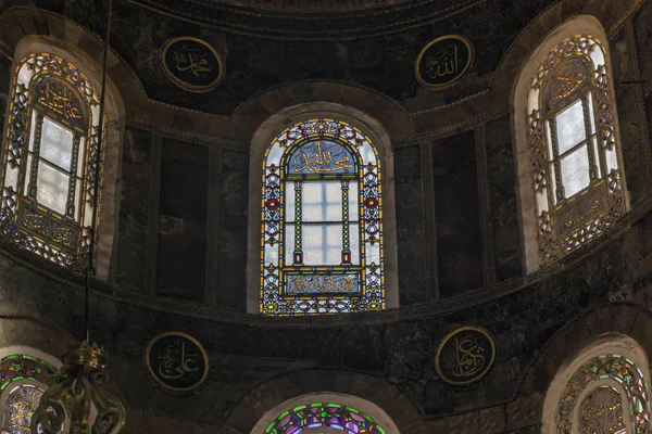 Vidrieras de la Santa Sofía, Estambul — Foto de Stock