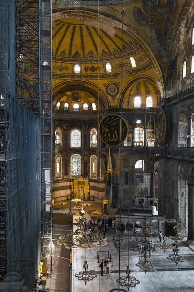 Interiör i Hagia Sophia, Istanbul — Stockfoto