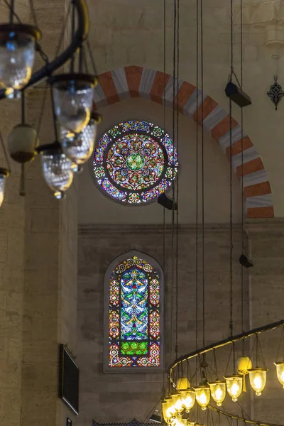 Innenräume der suleymaniye-Moschee, Istanbul — Stockfoto
