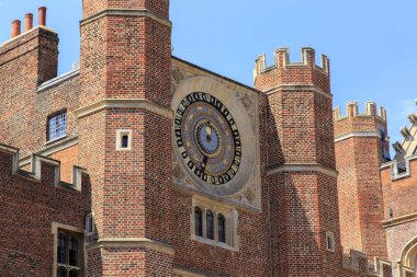 Hampton Court, İngiltere'de royal residence eski saat