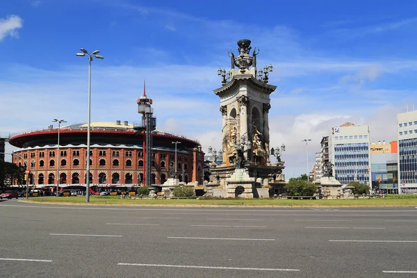 Plaza i Spanien i Barcelona — Stockfoto