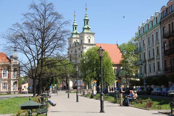 Basilika des hl. Florians in Krakau — Stockfoto