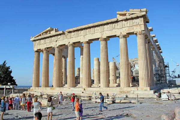 Parthenon in der Athener Akropolis — Stockfoto