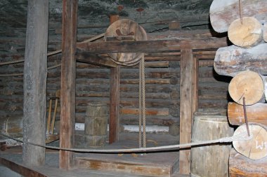 Wieliczka tuz madeni Müzesi, Polonya asansörde benim