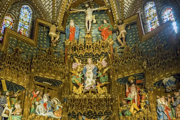 Interior de la Catedral de Toledo — Foto de Stock
