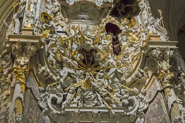 Fragment des Altars der Kapelle des transparenten in der c — Stockfoto