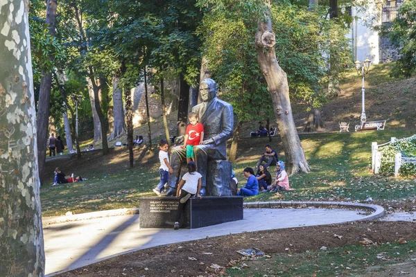 Escena en Gulhan Gardens, Estambul — Foto de Stock