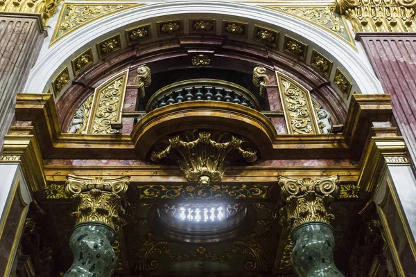 Dettaglio dell'interno della Chiesa dei Gesuiti, Vienna — Foto Stock