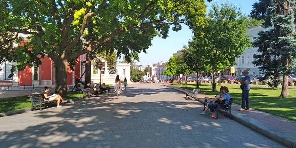 Lanzheronovskaja gatan i Odessa — Stockfoto