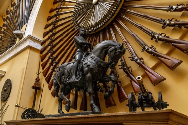 Fragment of the Arms Hall of Inverary Castle, Scotland — Stock Photo, Image