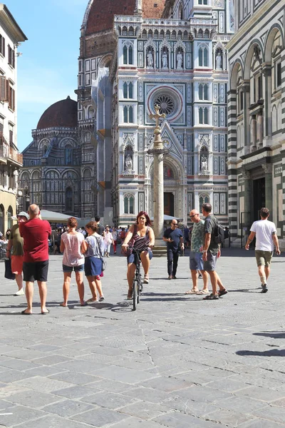 Plac Katedralny we Florencji — Zdjęcie stockowe