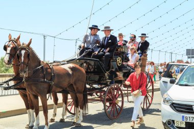 İspanya, Cordoba 'daki Feria' ya bir gezi.