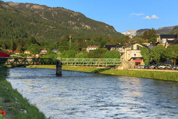 Río Traun, Bad Ischl, Austria — Foto de Stock