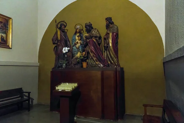 Intérieur de l'église de Bethléem Mère de Dieu, Barcelone, Sp — Photo
