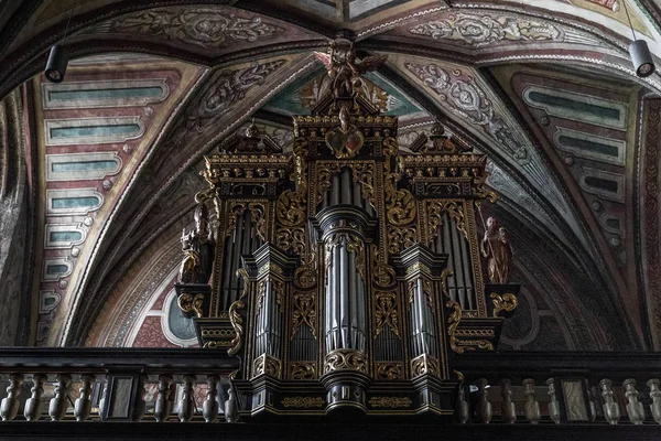 Szent Wolfgang templom belseje, Szent Wolfgang im Salzkammergut, — Stock Fotó